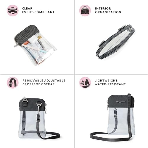 Image of Baggallini Women's Clear Explorer Crossbody
