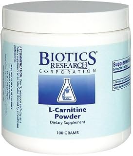 Biotics Research, L-Carnitine Powder (100 G) by Biotics Research