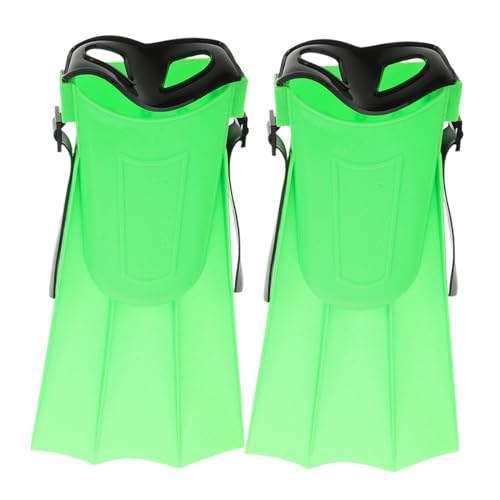 INOOMP 1 Pair for Adults Comfortable Training Flippers for Swimming and Snorkeling Flexible Design for Barefoot with Socks for Swim Training and Practice