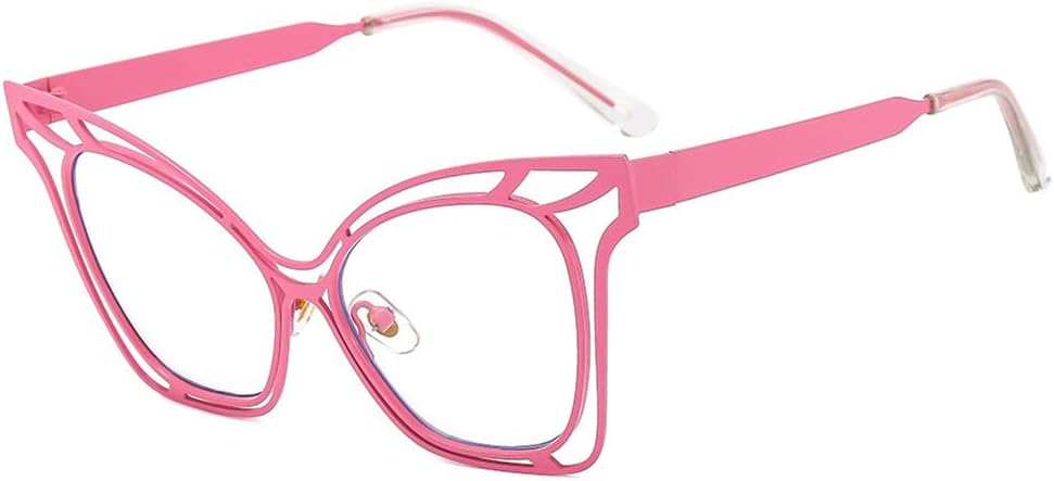 Women's Sunglasses Retro Metal Glasses Slim Wear with Large Frame Sunnies