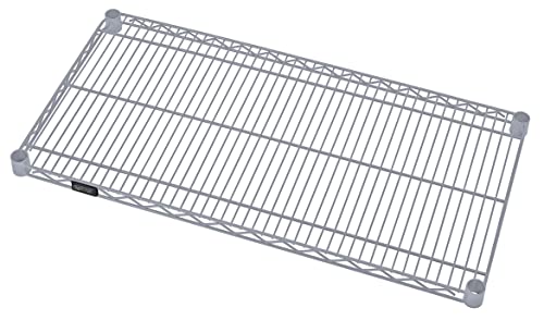QUANTUM STORAGE SYSTEMS 1836GY Wire Add-On Shelf Gray Epoxy 36" W x 18" D