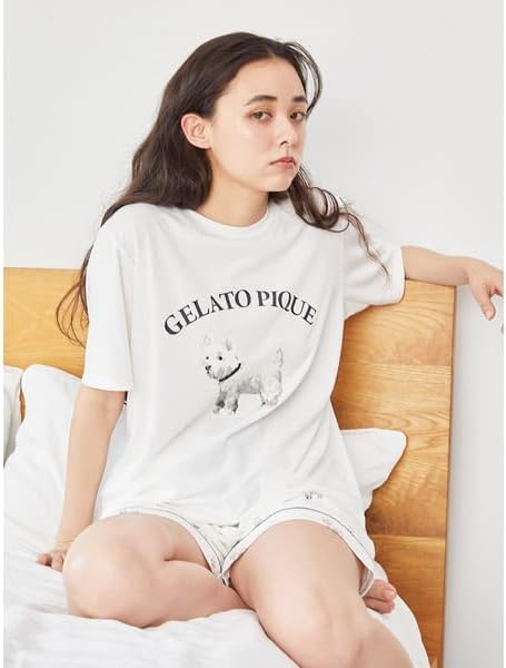 Amazon | [ジェラート ピケ] ウエスティワンポイントTシャツ