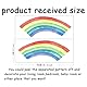SUPERDANT Regenbogen Wandaufkleber Aquarell Regenbogen Wandsticker Für Mädchenzimmer Kinderzimmer Große Wandtattoo Vinyl Wandsticker Abziehen Und Aufkleben Wanddekoration Für Schlafzimmer