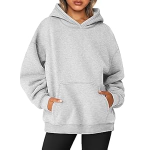 AUTOMET Womens Oversized Sweatshirts Fleece Hoodies Long Sleeve Shirts Pullover Fall Outfits 2024 with Pocket