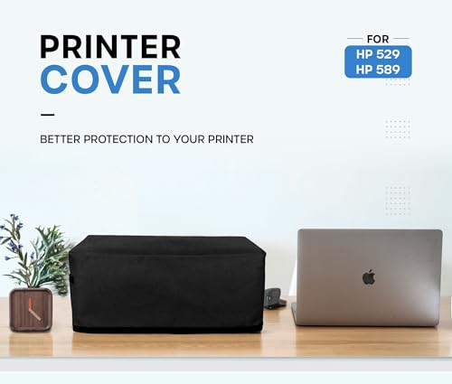 Image of Crasome Dust & Water Proof Printer Cover for HP Smart Tank All-in-One 529 / 589 (Black)