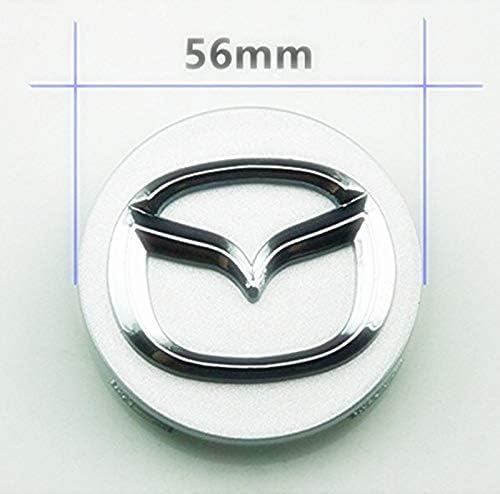 Miniatura 5 de TSD 4 tapas de cubo central de rueda de 2.205 in para Mazda