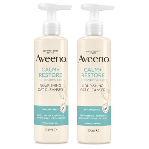 Image of Aveeno Calm + Restore Nourishing Oat Cleanser 7.8oz (Pack of 2)