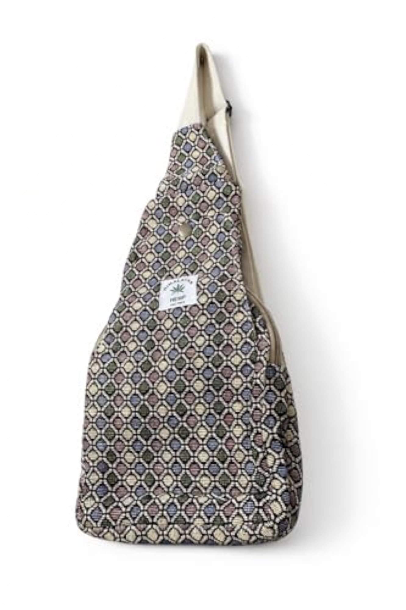 Hemp Sling Bag, Tote Bag for Travel