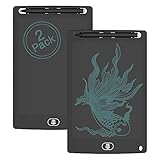 Generic [2 Pack] 8.5 Inch LCD Writing Tablet, TIQUS Digital Ewriter Electronic Graphics Drawing Board, Portable Handwriting Pad (Single Color Writing