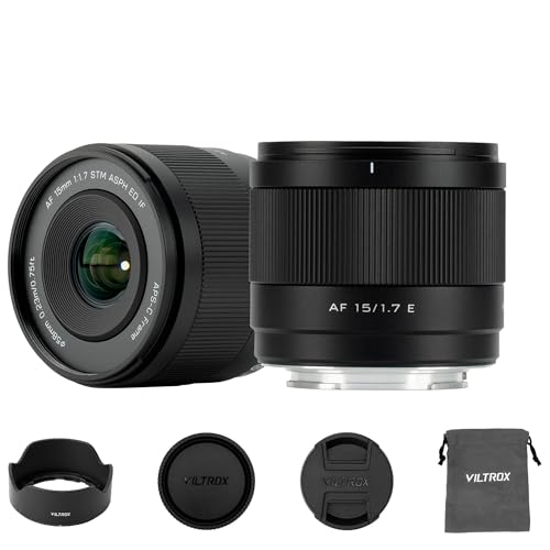 VILTROX AF15mm F1.7 Air APS-CJY I[g/}jAtH[JX \j[ E-Mount A6500 A6300 A6000 A7RIV ɑΉ (\j[E}Egp)