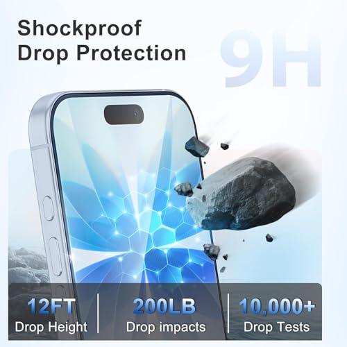 Image of Premium Tempered Glass Screen Guard Compatible With iPhone 17 (6.1 Inch) | 9H Hardness | Edge to Edge Protection | Anti Scratch | Bubble Free Installation | HD Clear