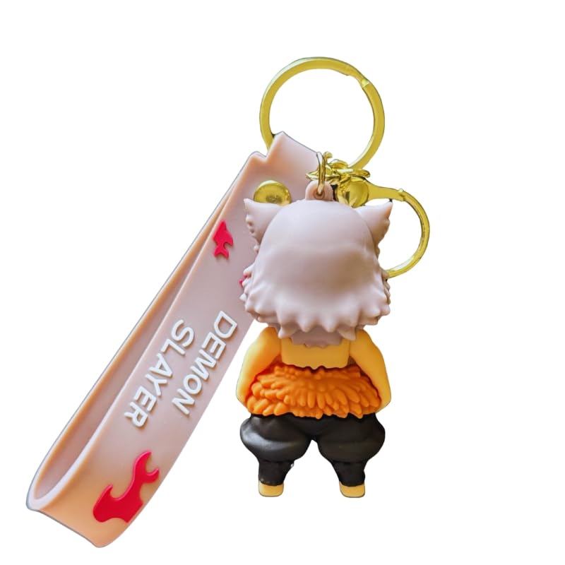 Image of Cute 3D Keychain | Keyring & Quirky Bag Charm | Hard Silicone, Unbreakable | Travel Essential | Kids Friendly | Strap & Bag Hook