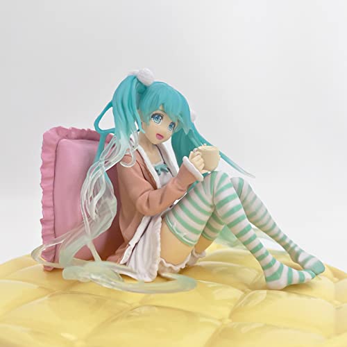 Fouontos Clothes Miku Super Premium Action Figure Sitting Position Home Innocent,Diva Arcade Future 4.72(Inch) #TOP1