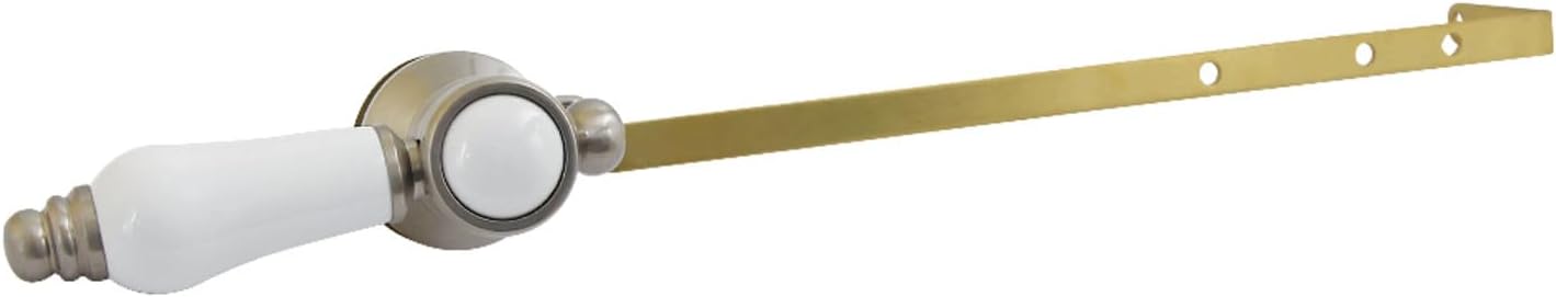 Kingston Brass KTBPLD8 Bel-Air Universal Front or Side Mount Toilet Tank Lever, Brushed Nickel