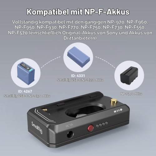 SMALLRIG NP-F Battery Adapter Mount Plate NP-F Akku – 3168B – Ansicht 5