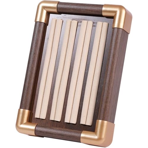 Étui de rangement pour bagues en bois évitant les rayures de bijoux