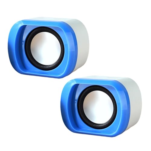 Genérico Altavoces para PC con alimentación USB,Altavoz estéreo con alimentación USB | Altavoz Multimedia con Carga USB,Altavoces de Escritorio Altavoz USB con versatilidad Multimedia