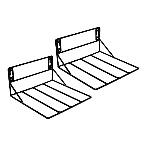 Dime Store Hanging Plant Stand / Flower Pot Stand / Plant Hanger For Balcony / Plant Hanging Basket (Black, Set Of 2)