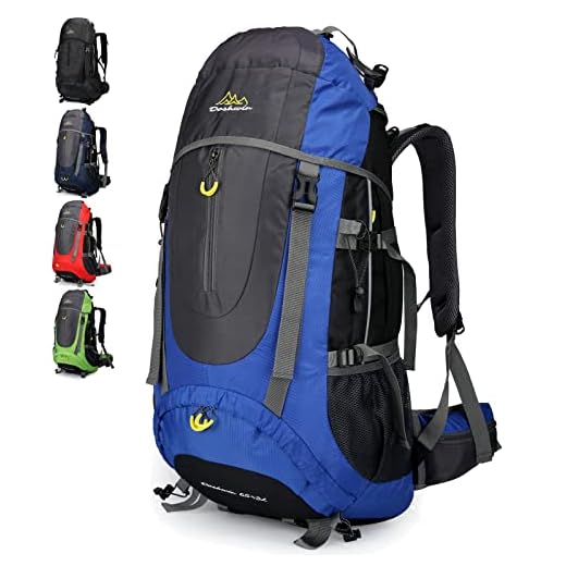 Doshwin 70L Ryggsäck Trekking Camping Resor Vandring Stor Ryggsäck för Män Kvinnor