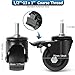 WIEYUNN Caster Wheels Heavy Duty, 3 inch Stem Casters 4400LBS, 1/2