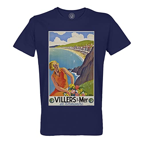 T-shirt coton bio Villers-sur-Mer normandie idéal pour vos balades en bord de mer cet été