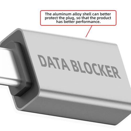 Image of xiwai 4pcs /lot USB 3.1 Data Blocker Type-A Male Female to USB-C Male Female Against Juice-Jacking Refuse Hacking Elimination Data Defender Protect Adapter Only for Power Charge
