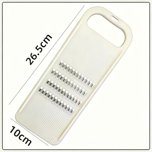 Rallador de mano plano para cocina CLQ blanco miniatura 2