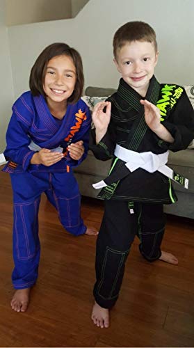 image for Hawk Sports Brazilian Jiu Jitsu, Kids Jiu Jitsu Gi Children BJJ Gi Gra