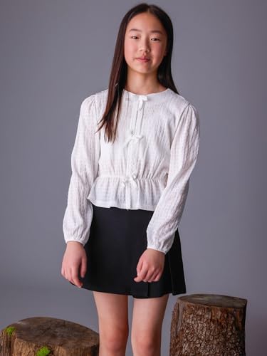 Mayoral Knit top for Girls Cream4