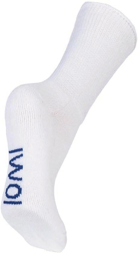 IOMI 6 Pairs Kids Cotton Diabetic Socks Wide Seamless Socks for Swollen Feet