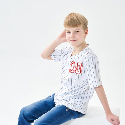 Image of Yuji Itadori Kids Baseball Birthday Shirt 7th 8th 9th 10th Year Old Toddler Boys Girls Shirts Birthday Clothes