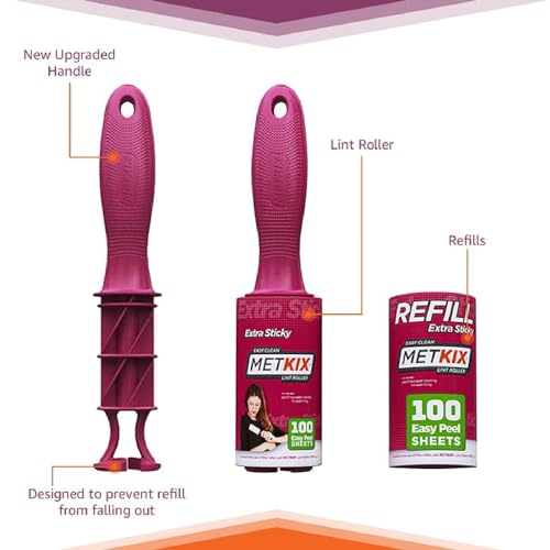 Image of Refill for Metkix Lint Rollers 4 Pack (Total 400 Sheets)