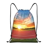 ➤ Matériau: Notre sac à dos à cordon est fabriqué en fibre de polyester alvéolée hydrofuge. Il est durable, léger et pratique. Pliable, facile à transporter et à utiliser, il est réutilisable et facile à nettoyer.