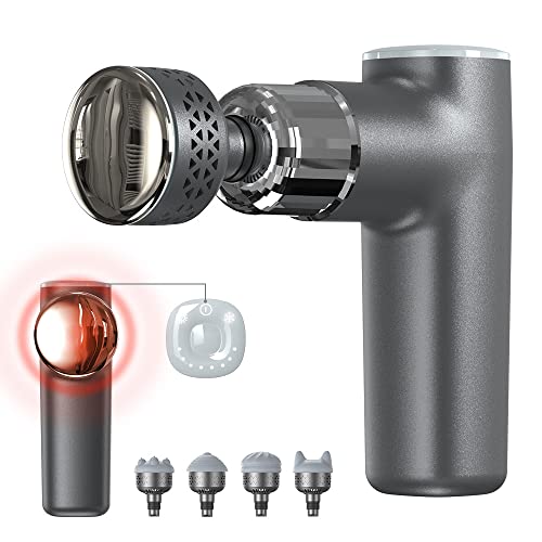 AERLANG Massage Gun,Mini Muscle Massage Gun with Heated and Cooled Massage Head,deep Tissue Massager Percussion Massager-A Gift for The Loved Ones