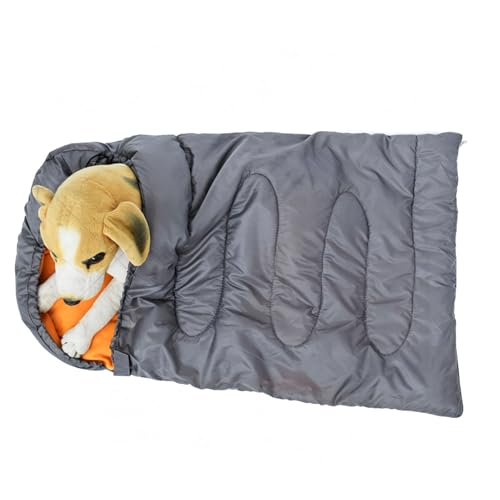 Sac de couchage pour chiens grand format matelassé avec laine douce