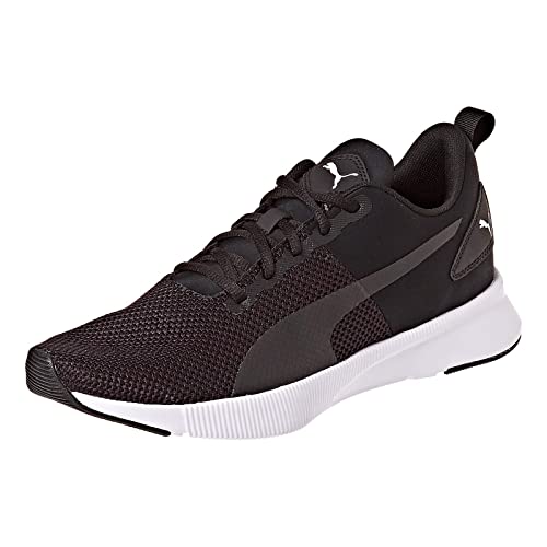 PUMA FLYER RUNNER, Zapatillas Deportivos, Unisex adulto, Black-Black-White, 45 EU