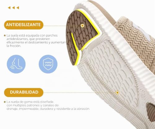 Sandalias KuaiLu de mujer con plantillas ortopédicas de verano 7