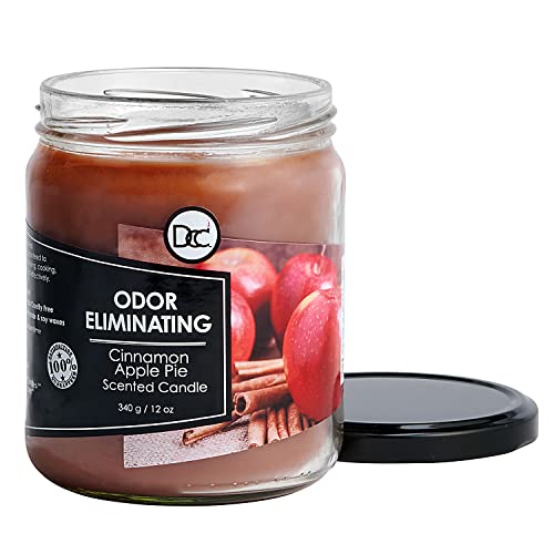 Dianne'S Custom Candles DCC-OEC-CINNAMON APPLE PIE Cinnamon Apple Pie Odor Eliminating Highly Fragranced Candle thumb #1