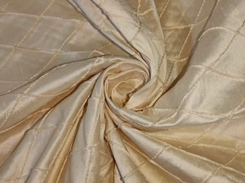 Soie Dupioni tissu beige DUPP16 au fini nervuré pour créer vos robes de cérémonie