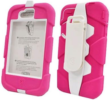 Griffin Survivor iPhone 4/4S Pink/White - AIP4GRUGCASP