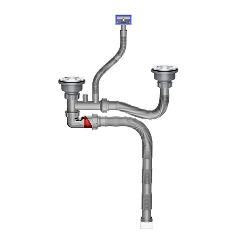 Tuyaux flexibles évier cuisine 110 mm de haute qualité anti-corrosion