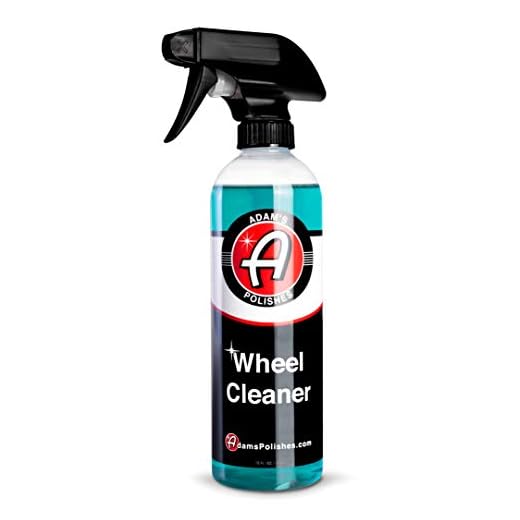 Adam's Wheel Cleaner 16oz - Tough Wheel Cleaning Spray for Car Wash Detailing | Rim Cleaner & Brake Dust Remover | Safe On Chrome Clear Coated & Plasti Dipped Wheels | Use w/Wheel Brush