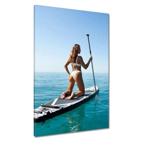 Peinture imprimée sur toile pour habiller un grand mur vide 80 x 120 cm motif planche SUP