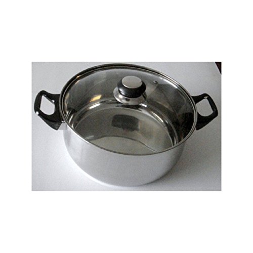 TREND'UP Faitout inox 24 cm, couscoussier, 4,5 L, induction