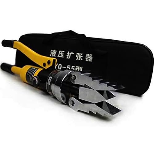 Heavy Duty Hydraulic Spreader Portable Flange Separator Splitter Split type Expander Hydraulic Flange Expander Stretching Pliers Auto Repair & Pipe (One Piece 12T 55-77mm Load 1.2T-2.0T)