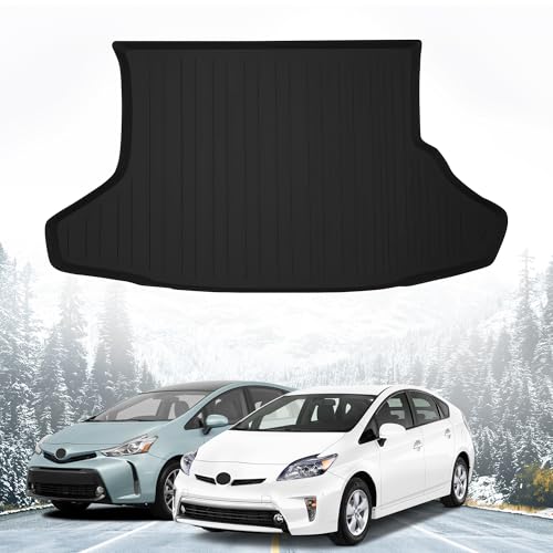 Premium Cargo Liner for Toyota Prius 2010-2015 - 100% Protection - Custom Fit Car Trunk Mat - Easy-to-Wash & All-Season Black Cargo Mat - 3D Shaped Laser Measured Trunk Liners for Toyota Prius. by EcoLiner USA - Used condition - Image 2