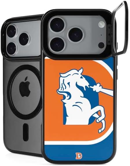 Skinit Kickstand Phone Case Compatible with iPhone 17 Pro Max - Officially Licensed NFL Denver Broncos Design