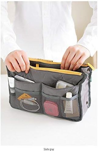 TQWMU® Multi-Function Handbag Pouch Bag in Bag Organizer Insert Organizer Tidy Travel Cosmetic Pocket Bag