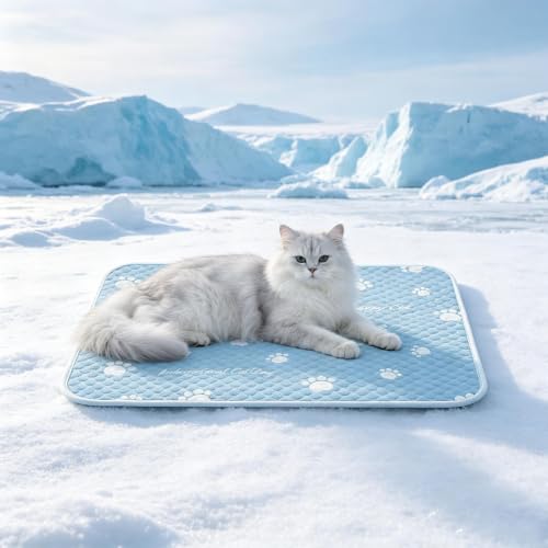 Alfombrilla refrescante perros con base transpirable antideslizante lavable 4