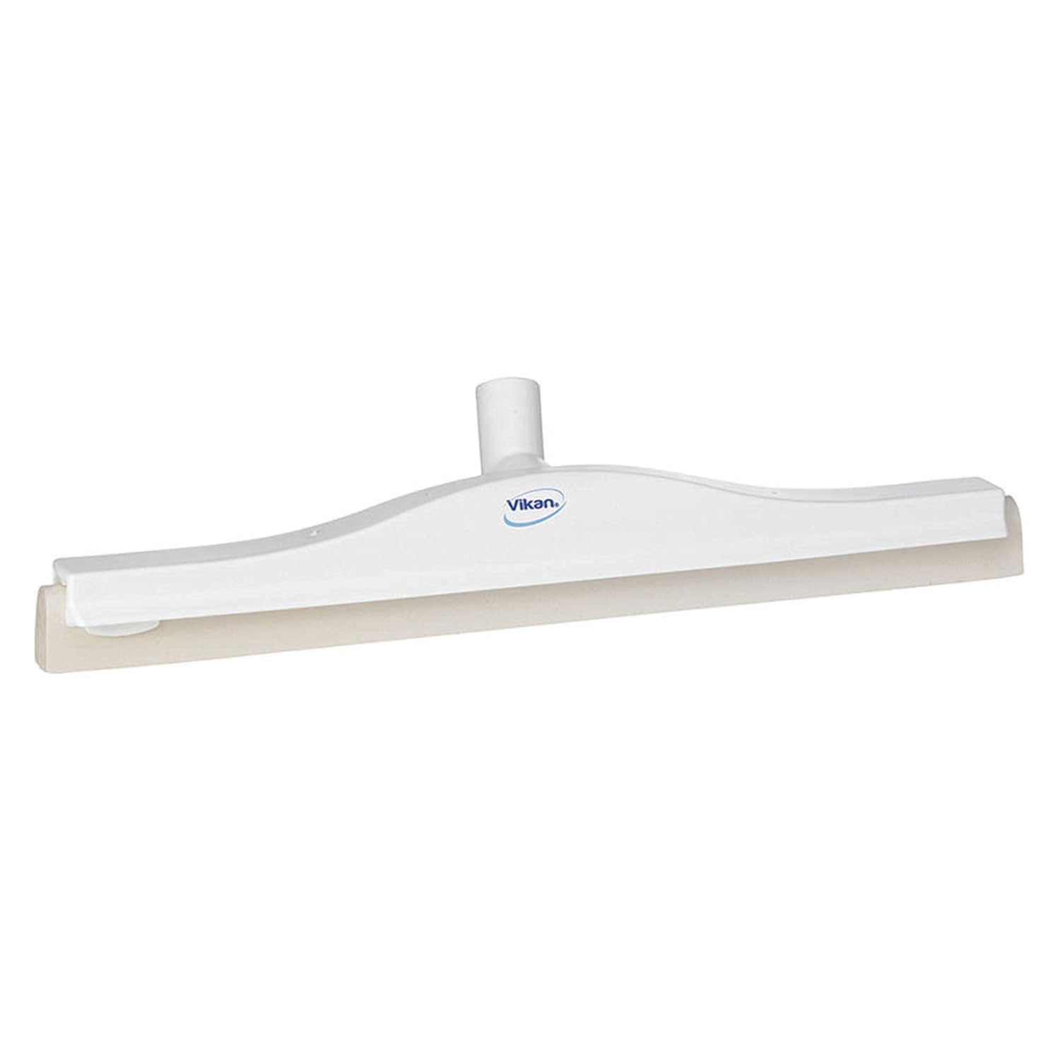 Vikan 77635 Foam Rubber Polypropylene Frame Fixed Head Swivel Neck Squeegee, 20", White